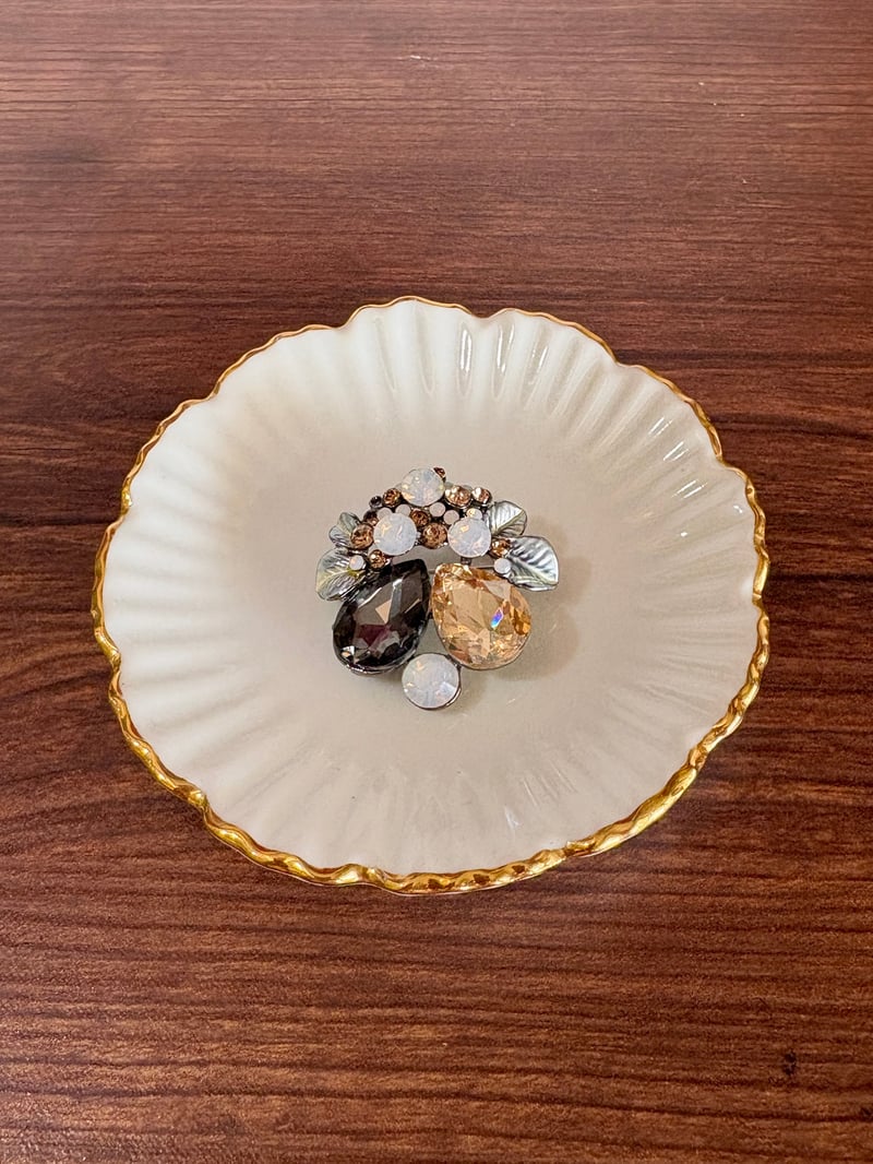 Muted Floral Brooch