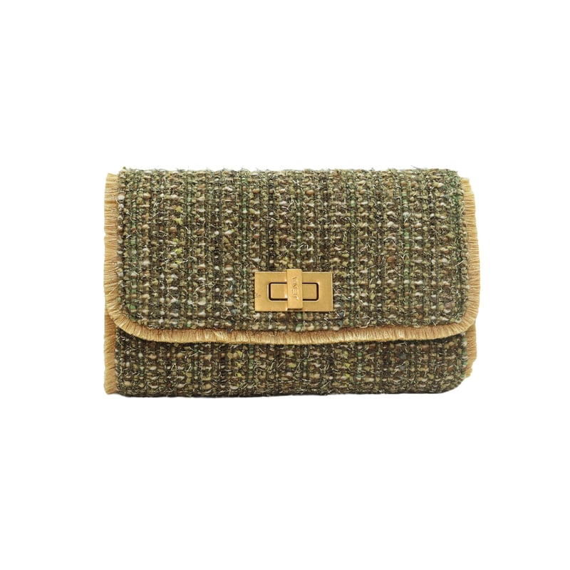 Jena Boucle Clutch Bag
