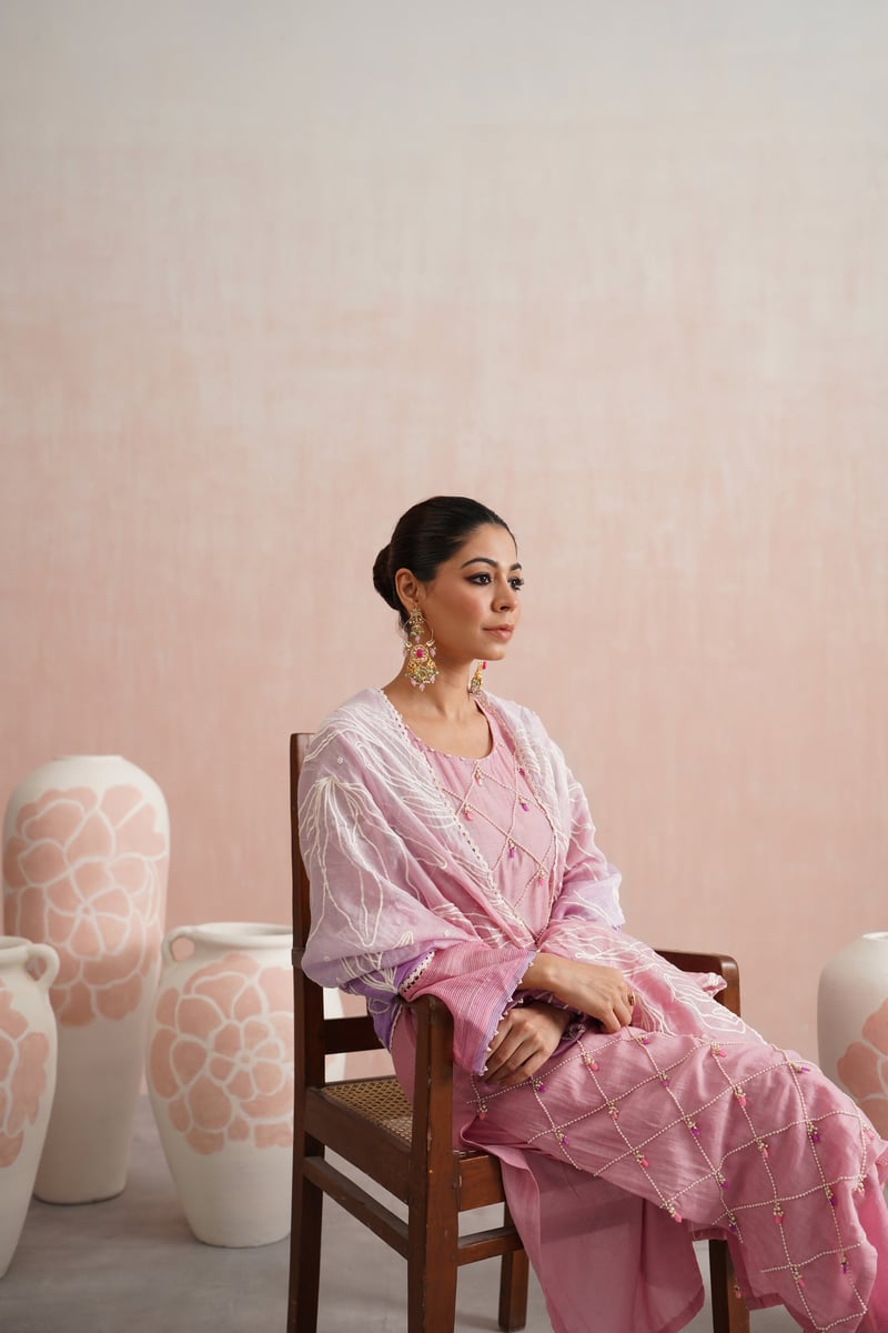 Gulnama Dupatta Set