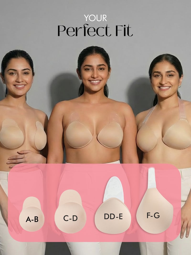 Breast Lift Cup (F-G) (Nude) (2 Pcs)