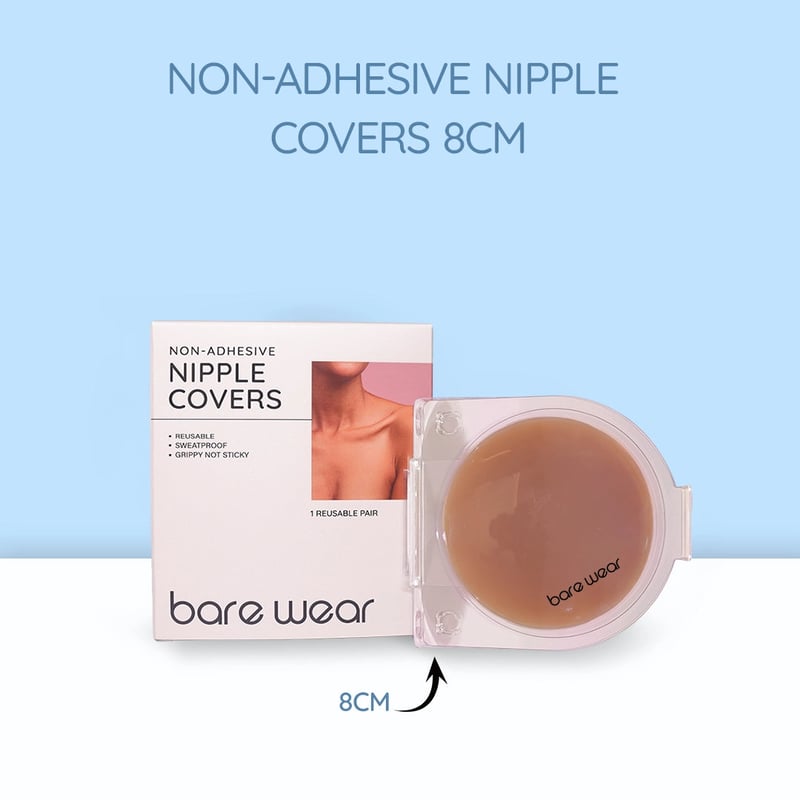 Non-Adhesive Nipple Covers 8 cm (Skin)