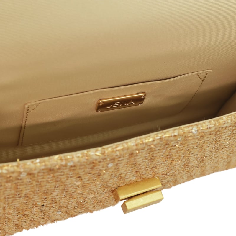 Jena Boucle Clutch Bag