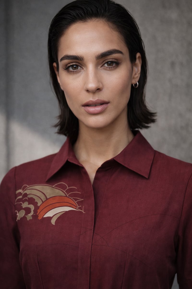 Mizu Maroon Dress