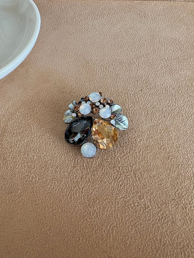 Muted Floral Brooch