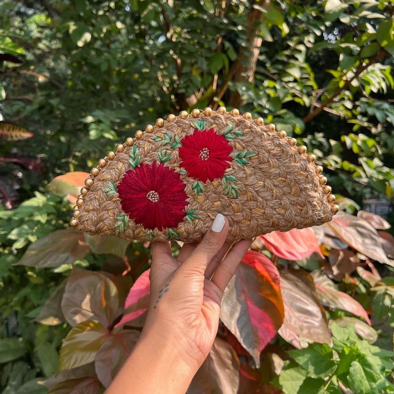 Duo Half Moon Clutch Bag
