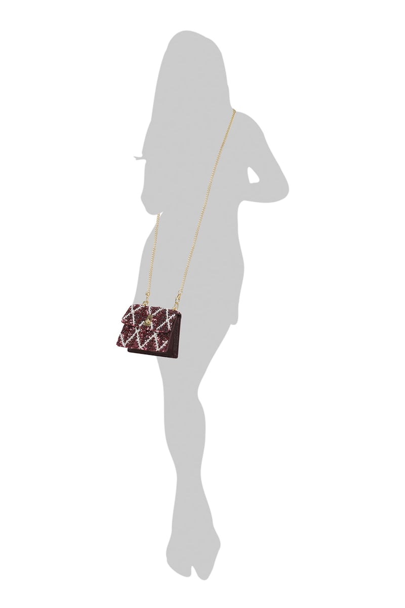 Erica Sangria Handheld Bag