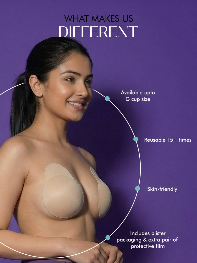 Breast Lift Cup (DD-E) (Nude) (2 Pcs)