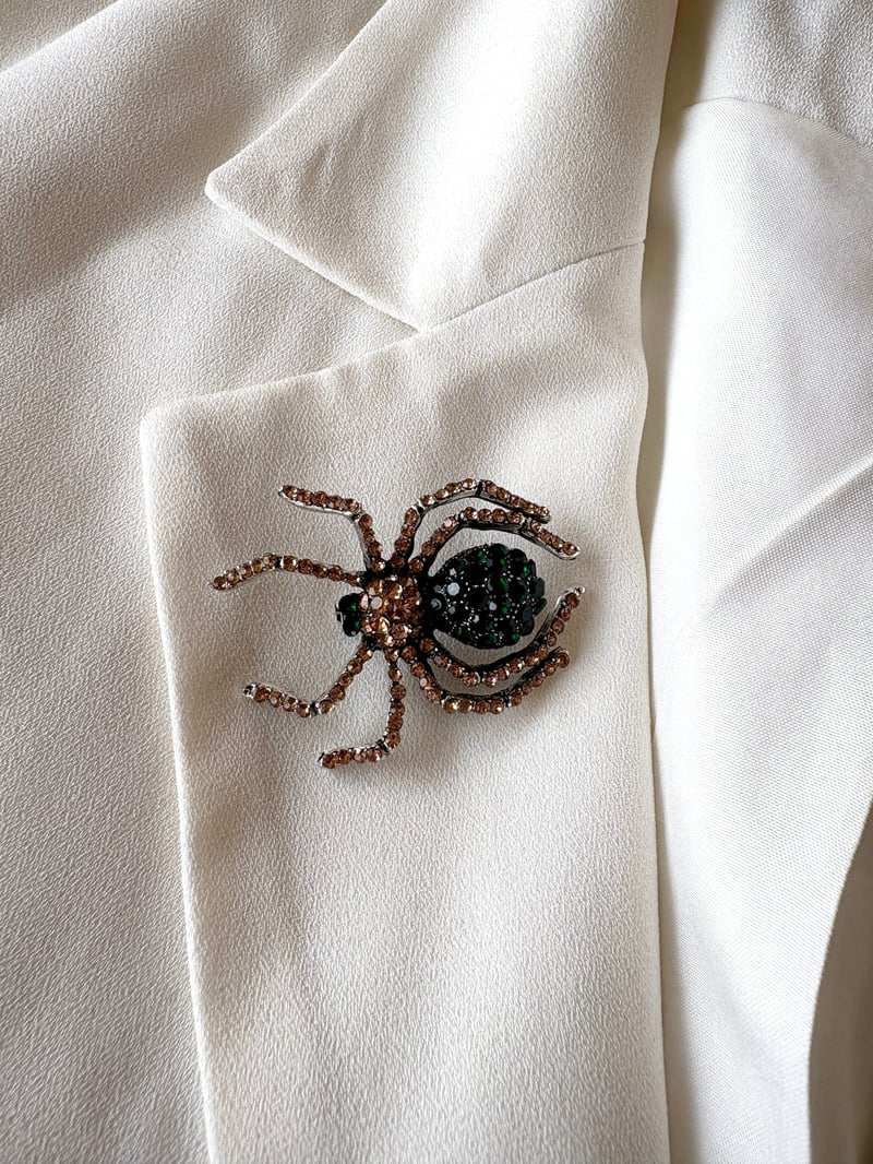 Crab Studded Brooch