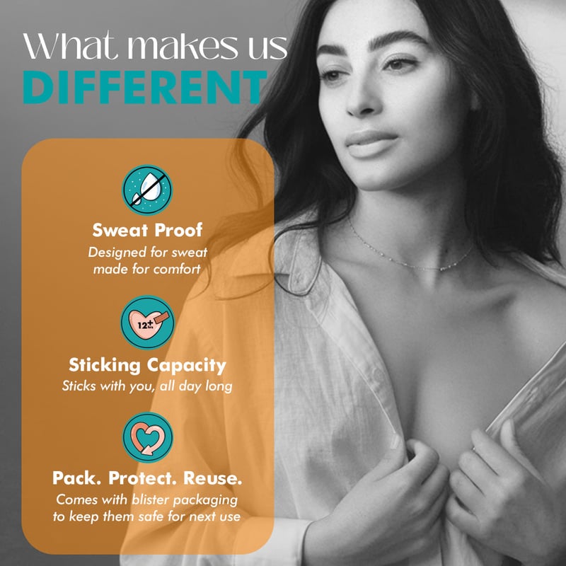 Reusable Nipple Cover (Nude-8cm) (2 Pcs)