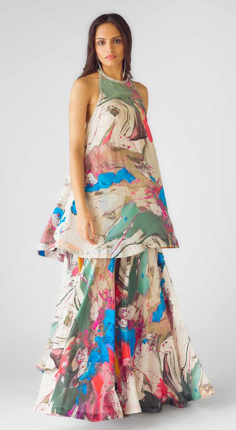 The Artsy Odyssey Sharara Set