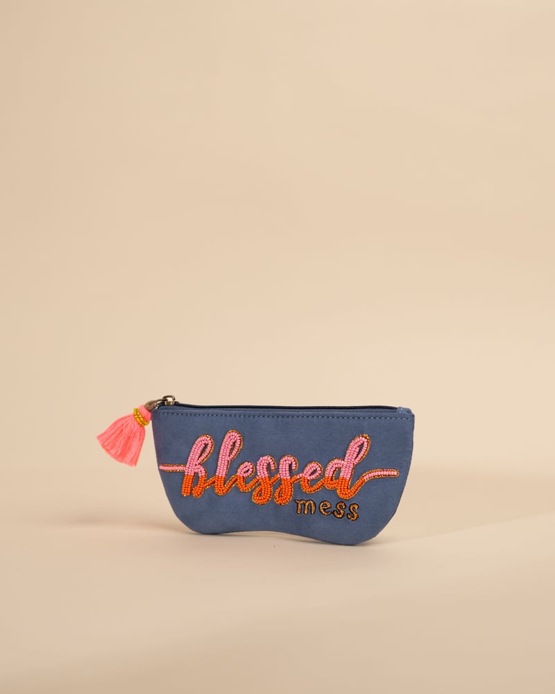 Sunglass Cover- Blessed