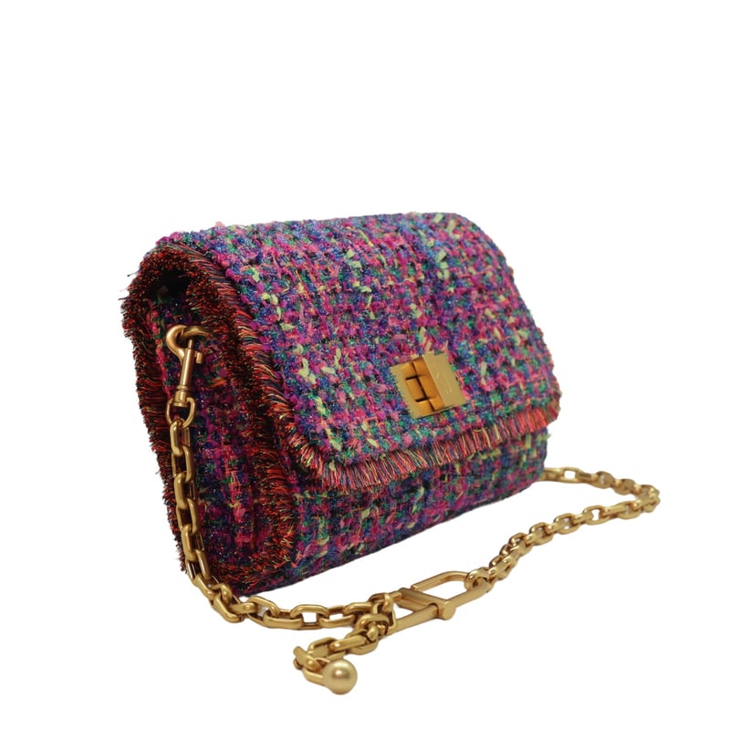 Jena Boucle Clutch Bag