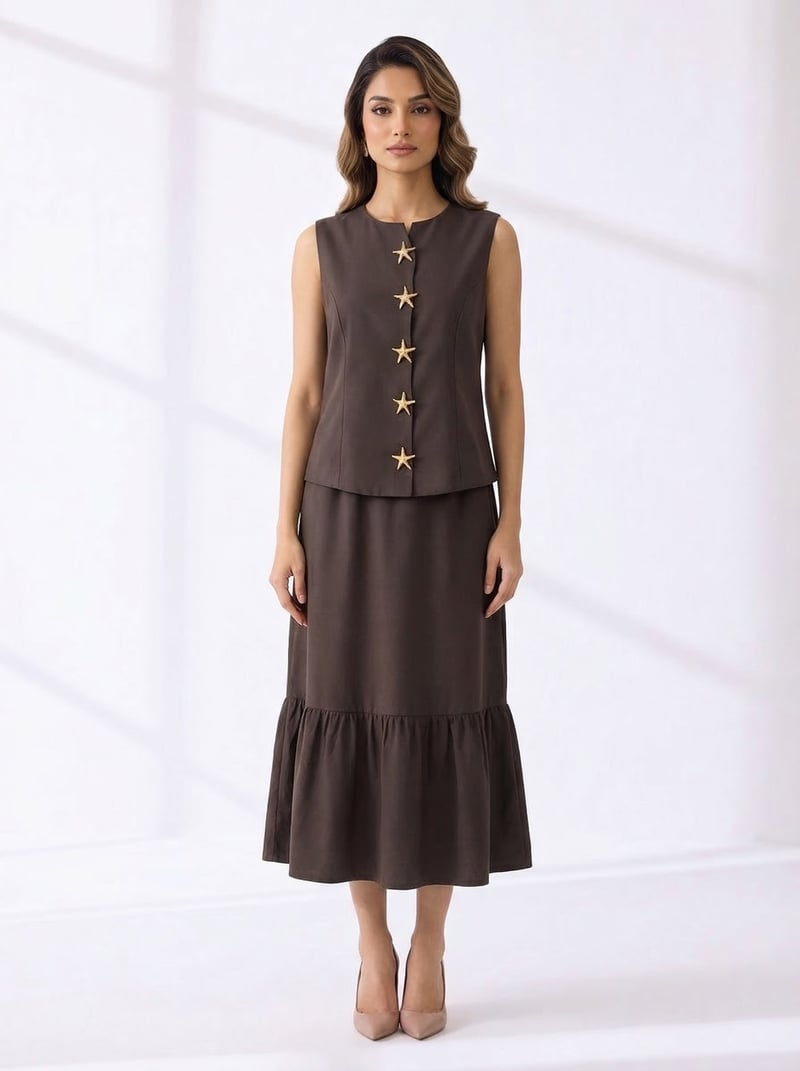 Star Button Vest Set — EFIL