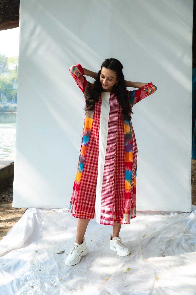 The Cloud Cluster 16 Panelled Dress