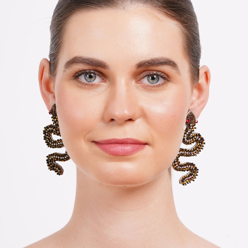 Ssslay Snake Earrings