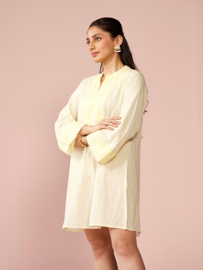 Gelato Cotton Striped Dress