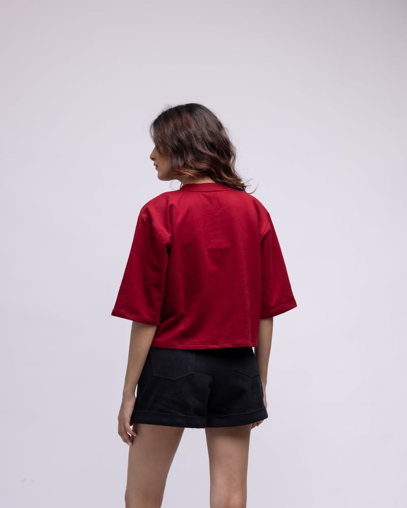 Black Denim High-Rise Shorts with Embellished Hearts