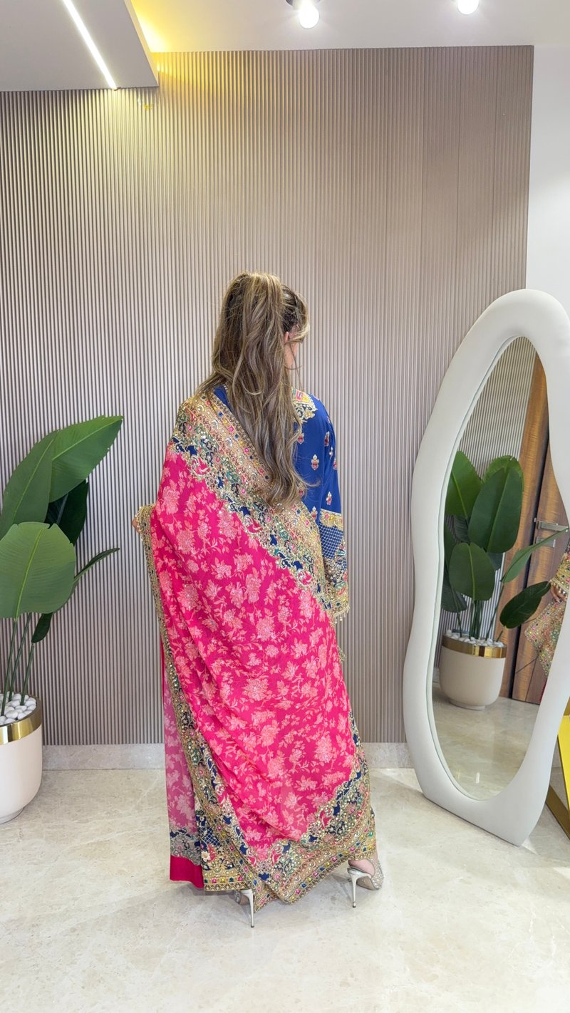 Rooh - Kurti with Farshi salwar & Dupatta
