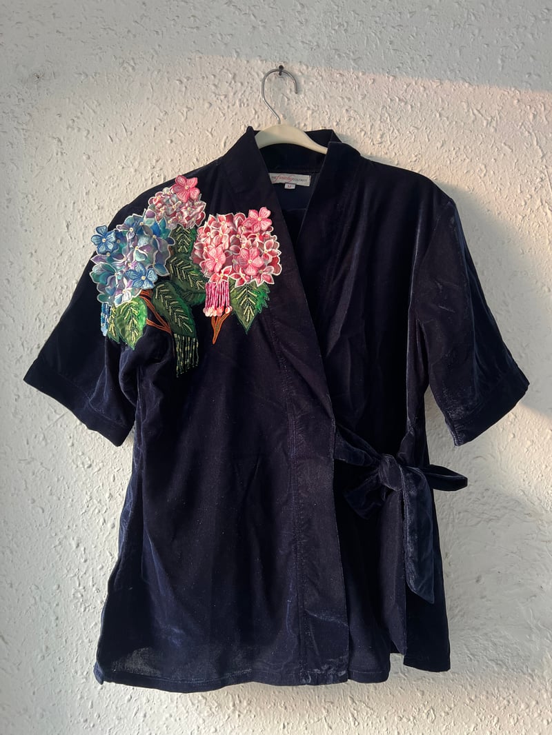 Hydrangea Kimono — THE FINICKY COLORIST