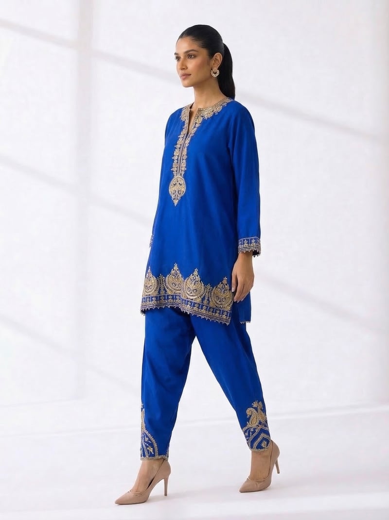 Hand And Dori Phiran Suit