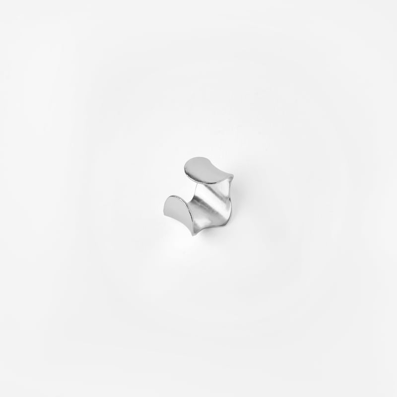 Mini Roller Coaster Ring Silver
