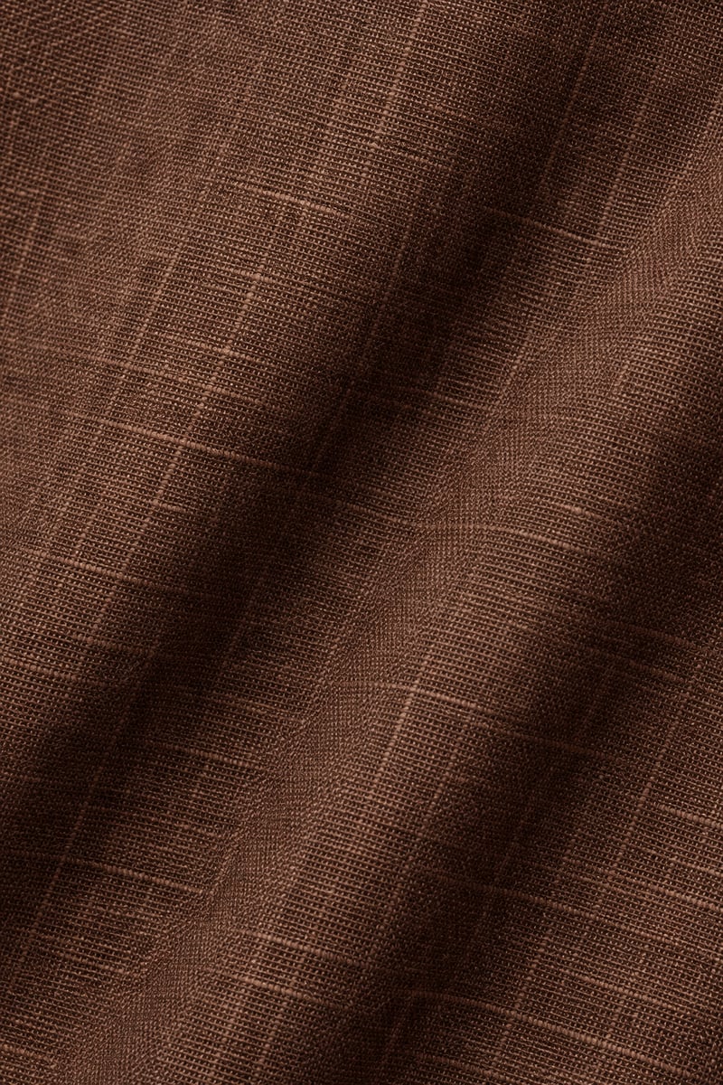Tara Cocoa Linen Dress