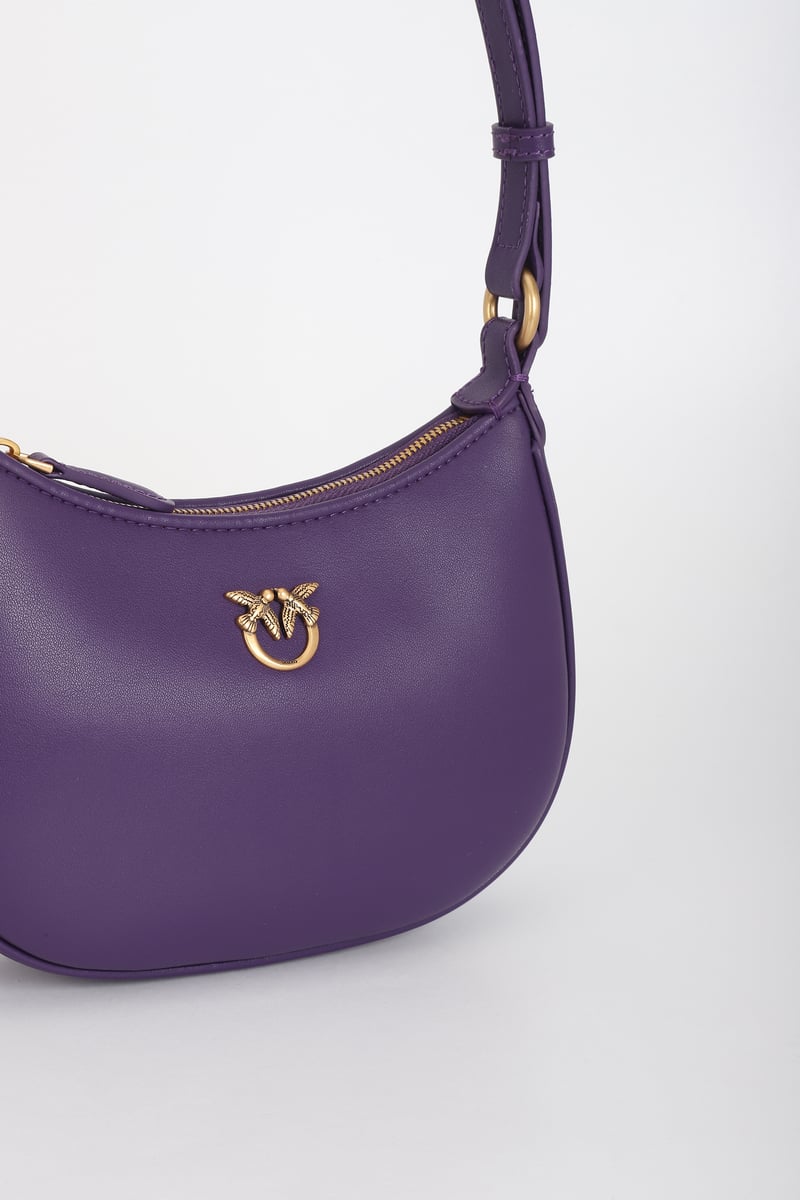 Baby Half Moon Leather Shoulder Bag