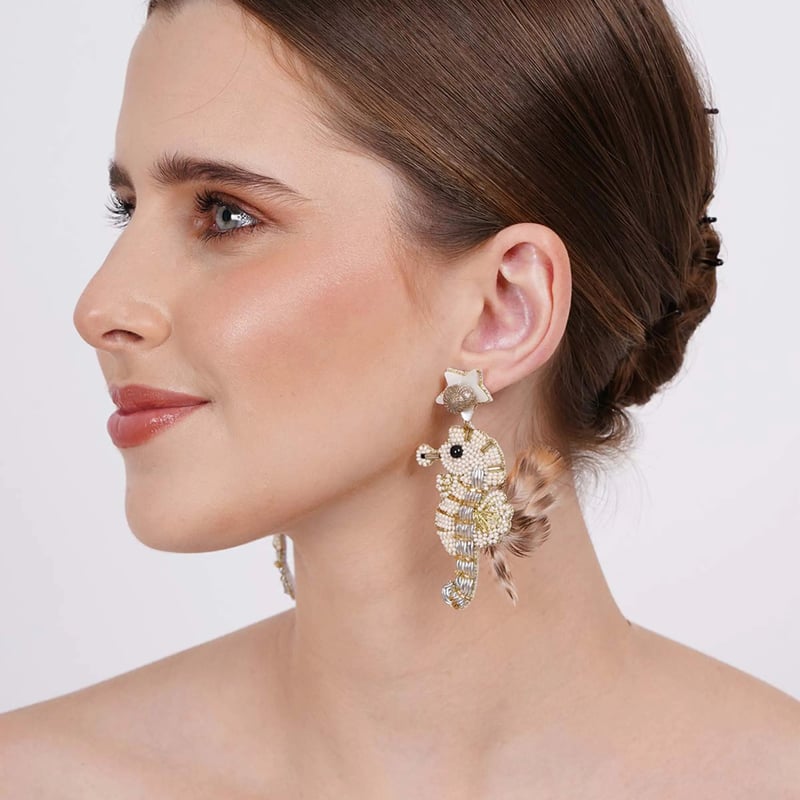 Pacific Seahorse Earrings
