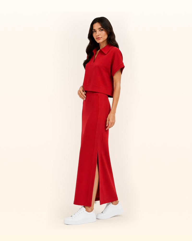 Terry Polo Set