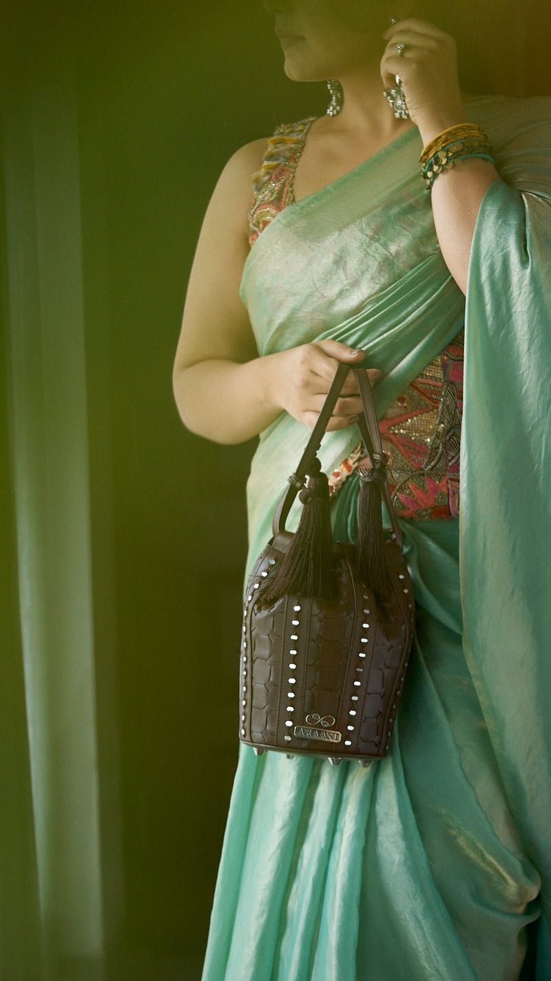 Sheesham Leather Bag