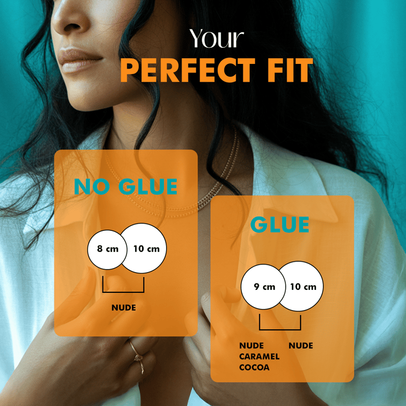 Reusable Nipple Cover (Nude-8cm) (2 Pcs)