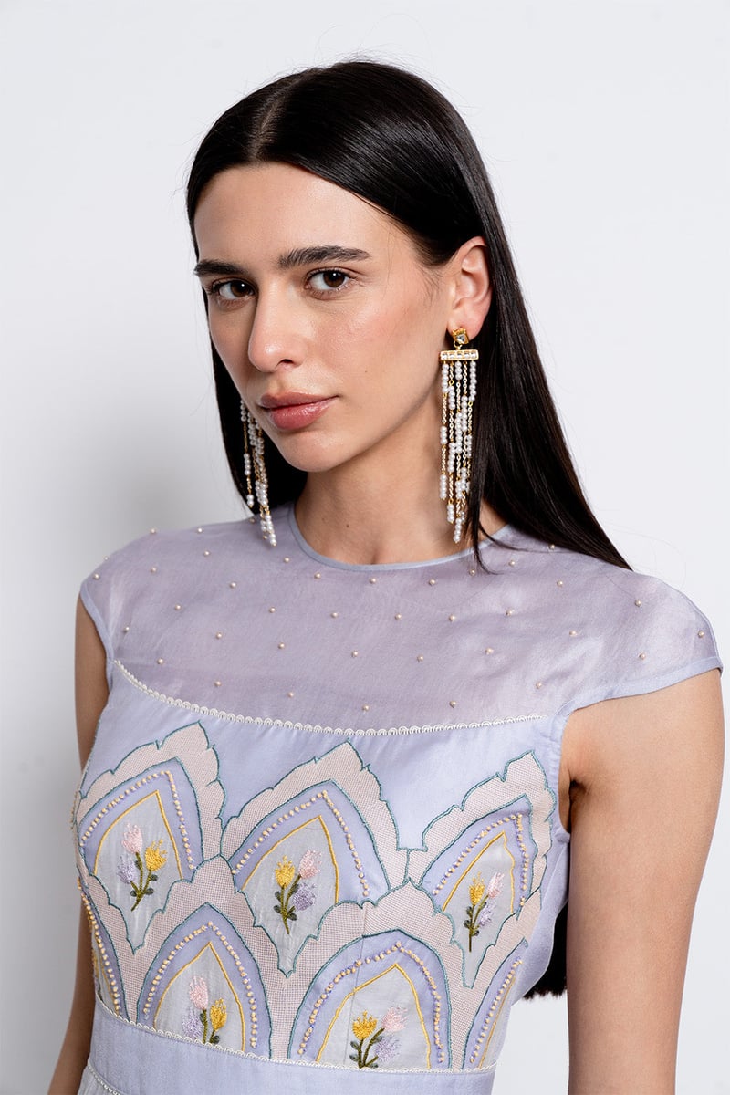 Elara Blue Gown
