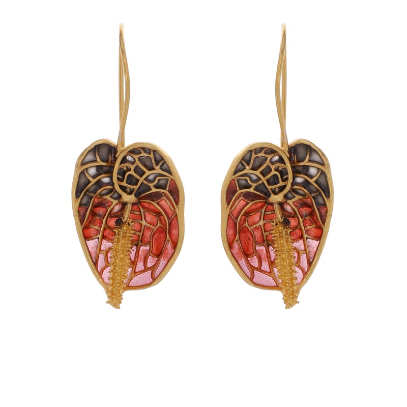 Anthurium Earrings — Azga