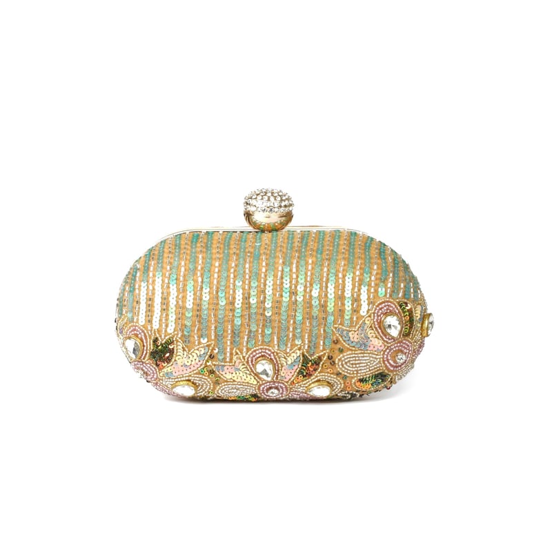 Peacock Mirage Clutch — ATTOSA BY TANAISHA PARABIA