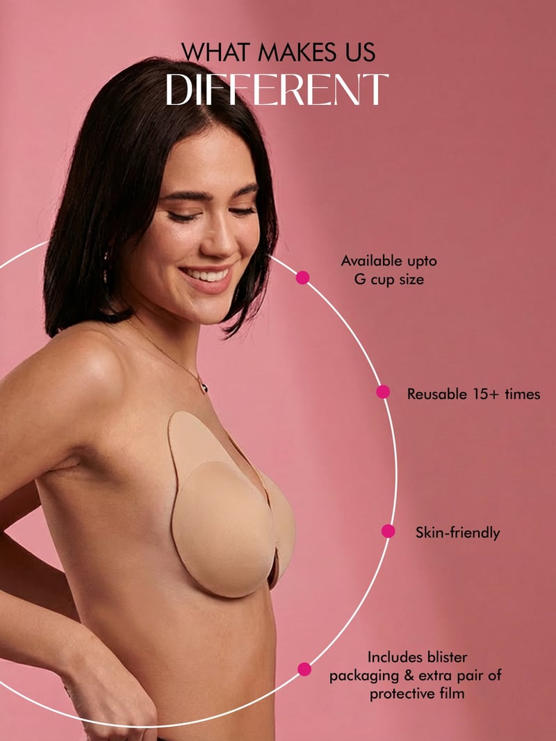 Breast Lift Cup (F-G) (Nude) (2 Pcs)