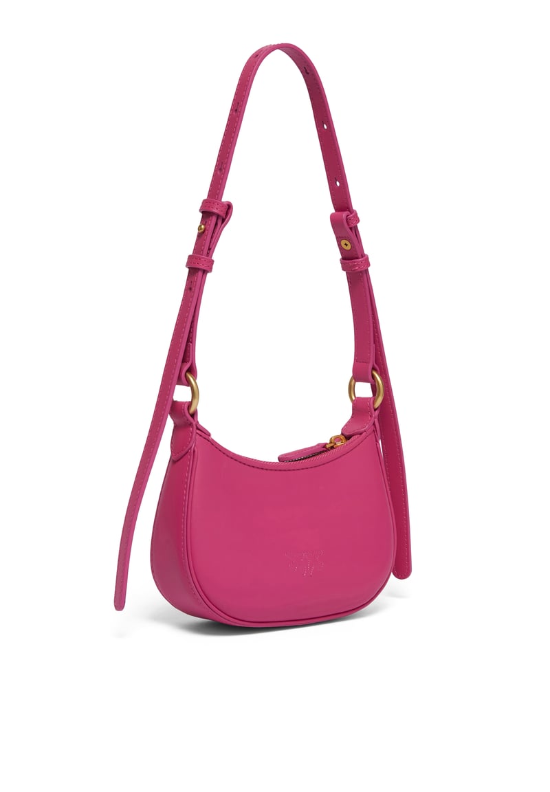 Baby Half Moon Leather Shoulder Bag