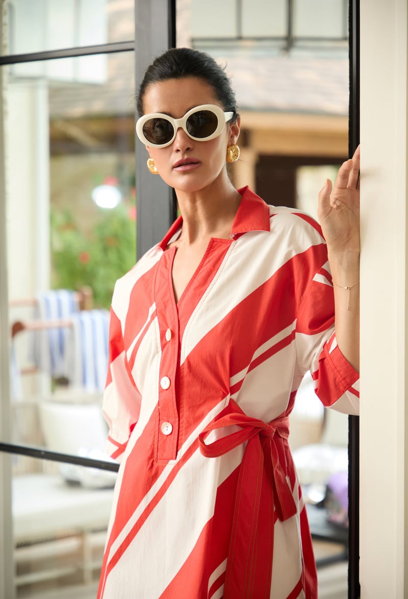 Portofino Stripe Dress