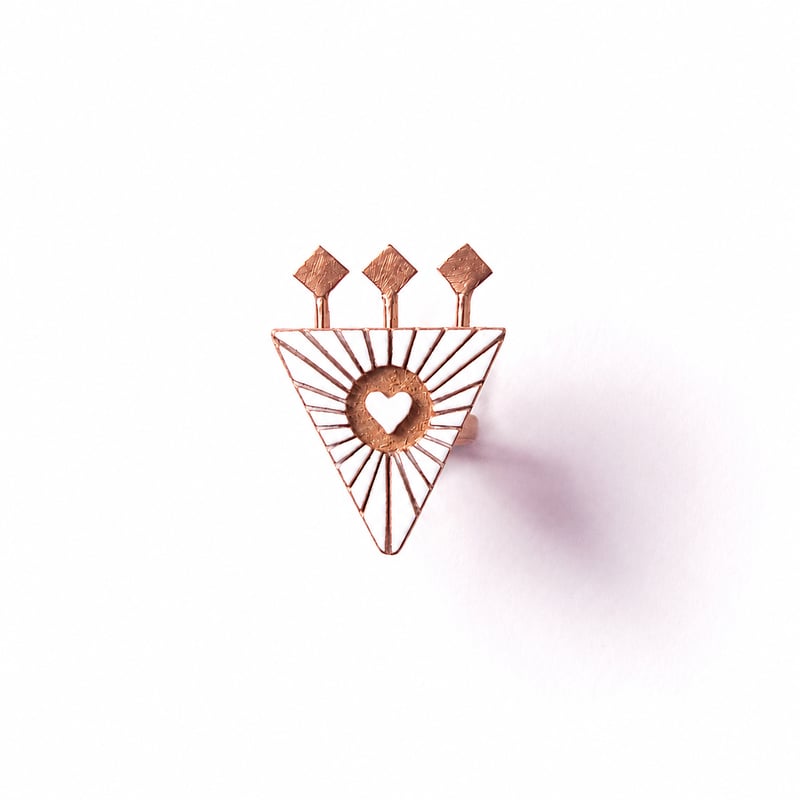 I Heart Ring- White