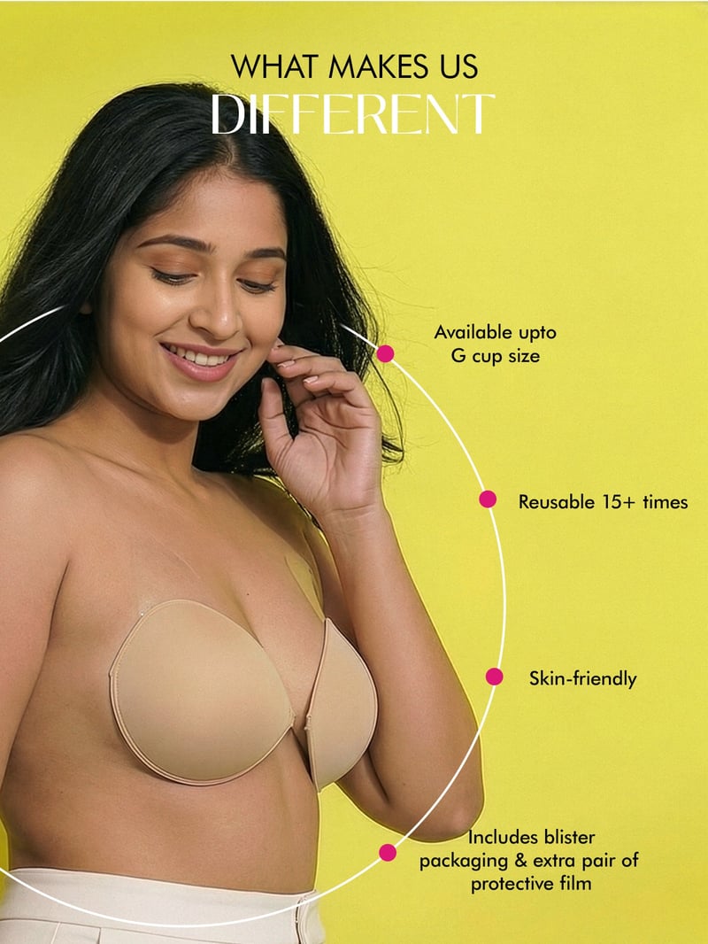 Breast Lift Cup (DD-E) (Nude) (2 Pcs)