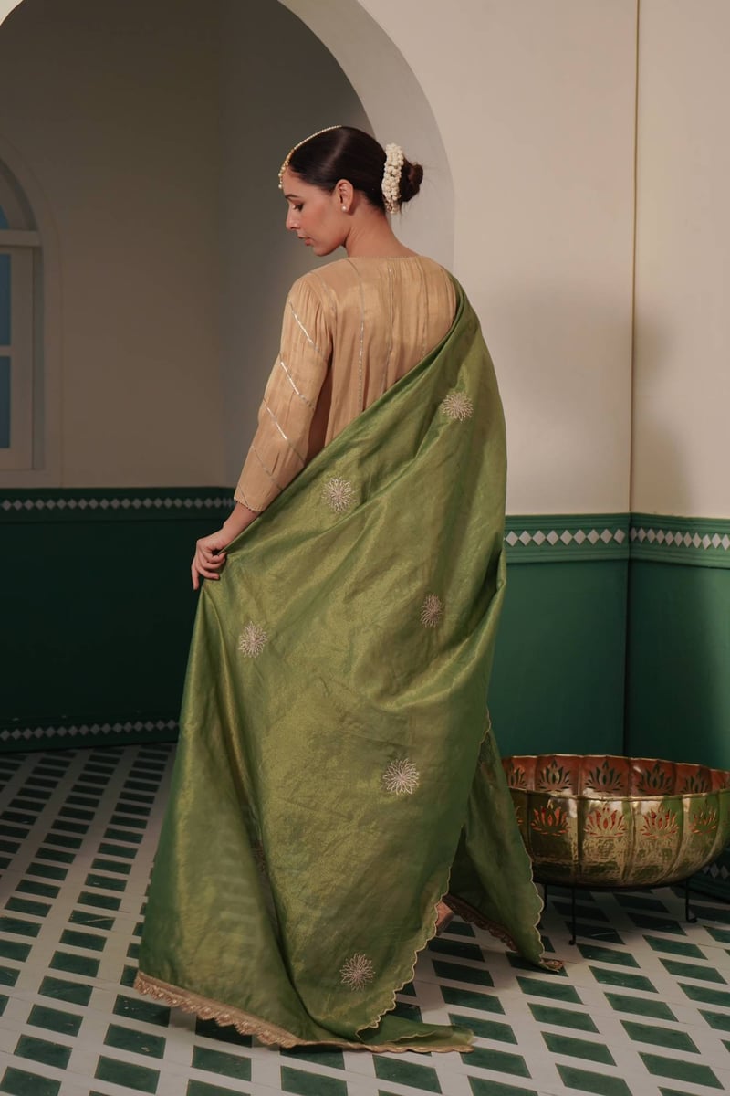 Moss Gota Dupatta