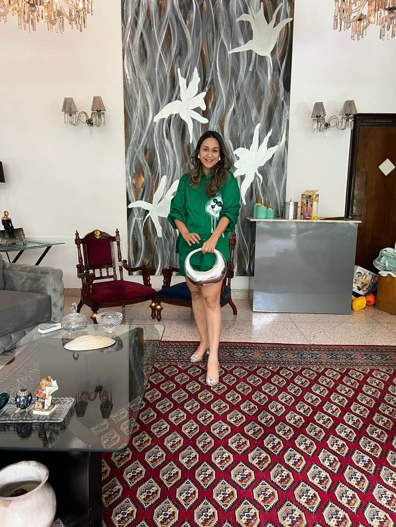 Emerald Bloom Green Shirt
