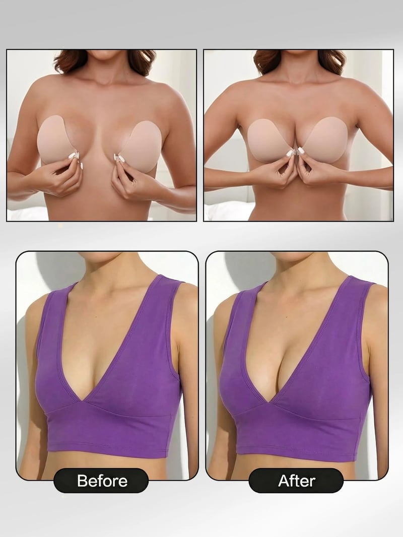 Silicon Cleavage Bra (Nude) (1 PC)
