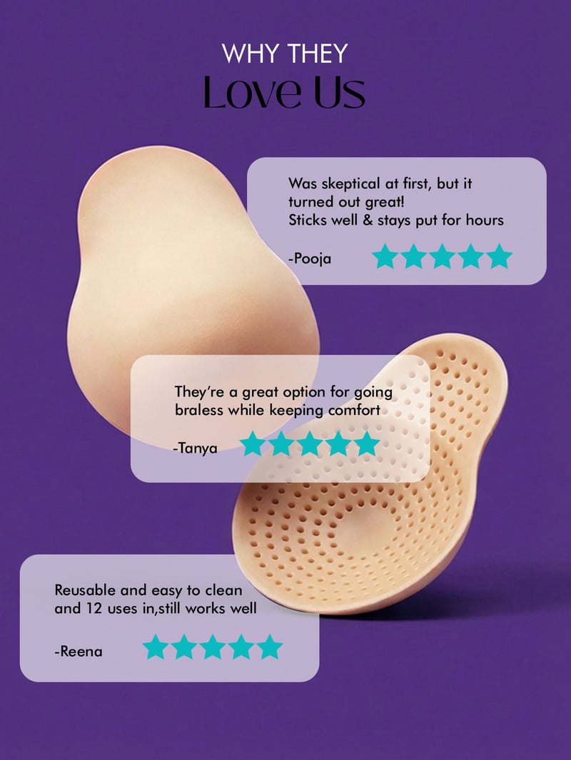 Breast Lift Cup (DD-E) (Nude) (2 Pcs)