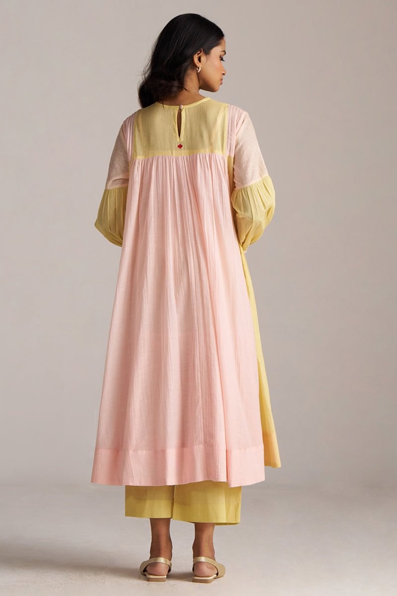 Dusty Citron and Powder Pink A-Line Co-ord Set