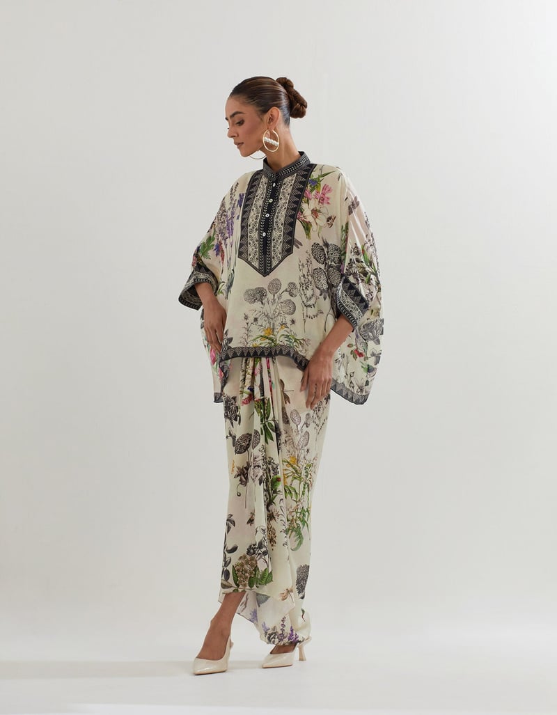 BOTANICAL TOP WITH SKIRT