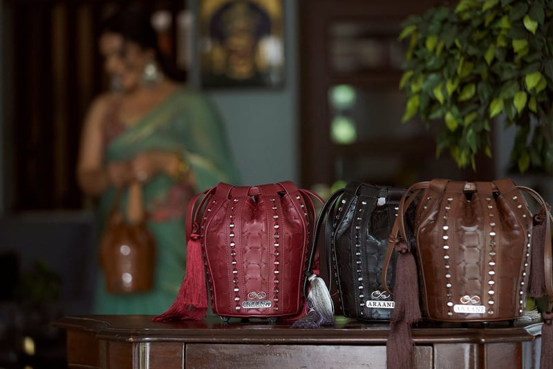 Sheesham Leather Bag