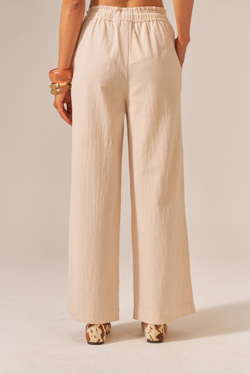 Cream Kala Cotton Button-Front Co-ord Set