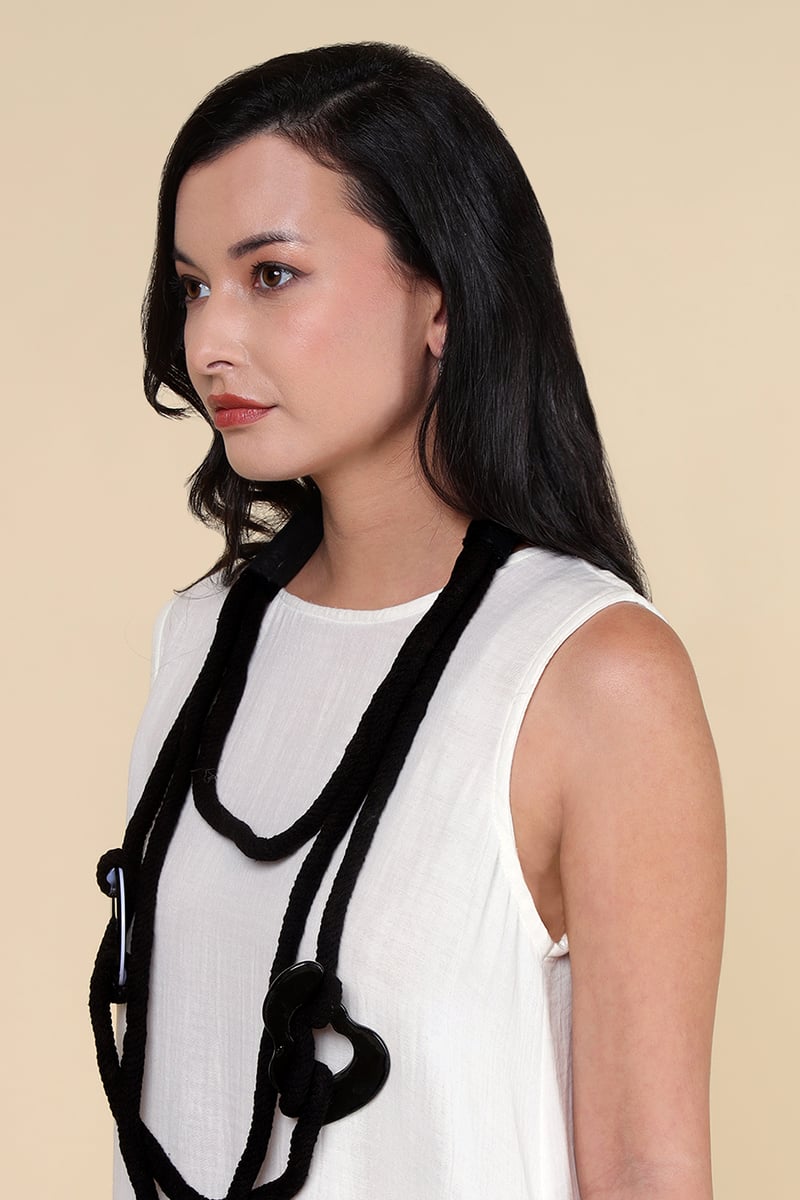 White Sleeveless A-Line Maxi Dress