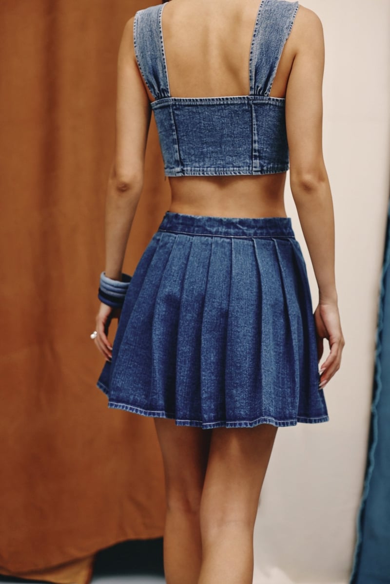 Sway Denim Skirt