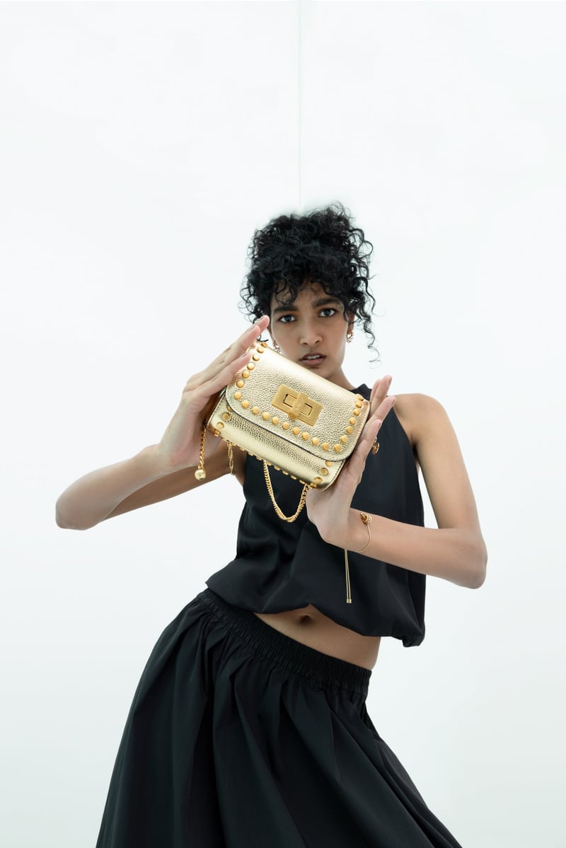 JENA Mini Studded Crossbody Bag